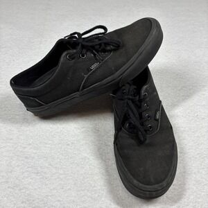 Vans | Doheny Black Canvas Low Top Sneakers Women's Size 9 Men's 7.5 Unisex